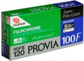 Fujifilm PROVIA 100F RDPIII  120 5-Pack