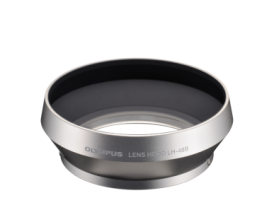 Olympus LH-48B Sonnenblende metal silver