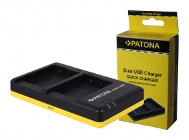 Patona Dual Ladeg. USB Panasonic BLG10