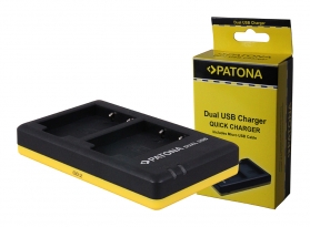 Patona Ladege. Dual USB Fujifilm NP-W126