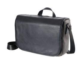 Olympus Messenger Bag black PU & Canvas