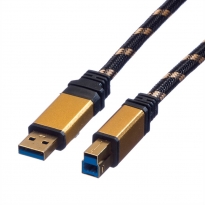 Roline Gold USB 3.0 / Typ A-B (0.8m)