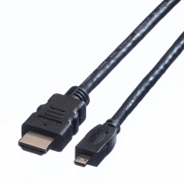 VALUE HDMI / Typ D Kabel black (2.0m)