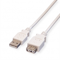 VALUE USB 2.0 Kabel, A-A, white (1.8m)