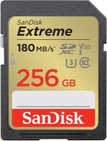 SanDisk Extreme 180MB/s SDXC 256GB