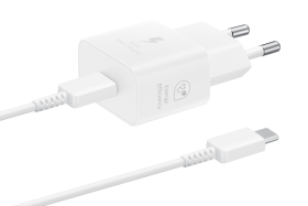 Samsung 25W PD Power Adapter white