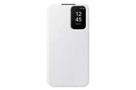 Samsung A55 Smart View Wallet Case White