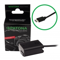 Patona USB-C Input Akku-Adapter NP-FW50