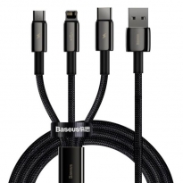 Baseus USB 3-in-1 Cable 1.5m Black 