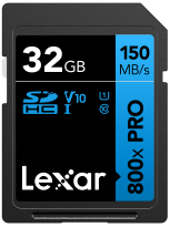 Lexar 800x UHS-I SDHC 32GB Blue