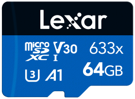 Lexar micro SDXC 100MB/s 64GB Blue o.A