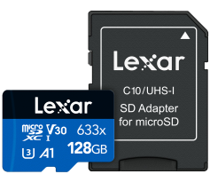 Lexar micro SDXC 100MB/s 128GB Blue m.A