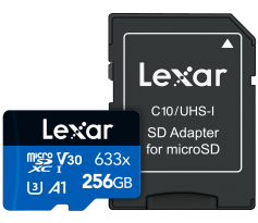 Lexar micro SDXC 100MB/s 256GB Blue m.A