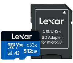 Lexar micro SDXC 100MB/s 512GB Blue m.A