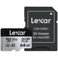 Lexar micro SDXC Silver Plus 64GB