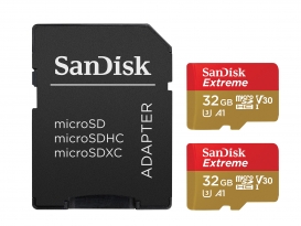 SanDisk Extreme 100MB/s microSD 32GB Duo