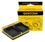 Patona Ladeg. Dual USB Olympus BLX-1