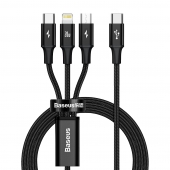 Baseus USB-C 3-in-1 Cable 1.5m Black