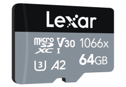 Lexar micro SDXC 160MB/s 64GB Silver
