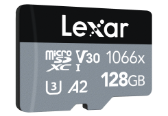 Lexar micro SDXC 160MB/s 128GB Silver