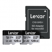 Lexar micro SDXC Silver Plus 2x128GB